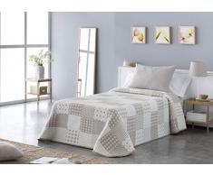 VIALMAN Tagesdecke, Beige, für 105 cm breites Bett: 200 x 270 cm
