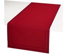 Vent Du Sud chtyucpvcad yuco Tischläufer PVC/Polyester 46 x 140 cm, PVC, Pavot, 140x46x0,5 cm