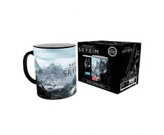 GB eye Kaffeebecher Skyrim, Drachen-Symbol, Wärmewechselnd, Keramik, verschieden, 15 x 10 x 9 cm