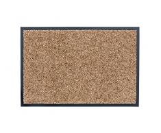 ASTRA hochwertiger Schmutzfangmatte – waschbarer Fußabstreifer – robust – langlebige Fußabtreter – für den Indoorbereich – Sand – 60 x 180 cm