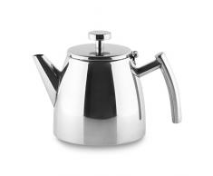 Café Ole HTP-12DW Teekanne, Edelstahl 18/10, Hochglanz Poliert, 1,2 L