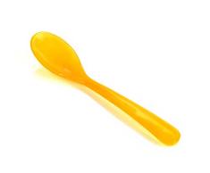 Kimmel Eierlöffel Babylöffel Dessertlöffel (6 Stück) Mehrweg, Kunststoff, Orange