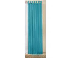 Transparente einfarbige Gardine aus Voile, viele attraktive Farben, 245x140, TÃ¼rkis, 61000
