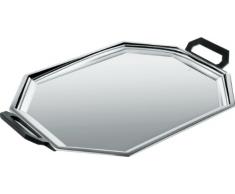 Alessi Ottagonale Tablett aus Edelstahl 18/10