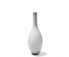 Leonardo Beauty Vase grau, Höhe 50 cm, Durchmesser 18 cm, handgefertigtes Farbglas, 052475