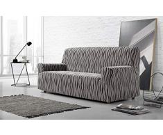 Zebra Textil Sofa, Grau