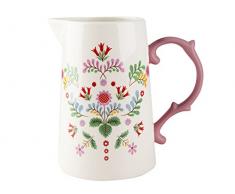 Katie Alice Festival Folk Kanne aus Keramik, 18,5 x 12 cm ( 7 x 5 Zoll)