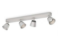 Philips Lighting Dender Spot, Metall, 4 W, Edelstahl gebürstet