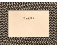 Natalini Couture Nero 10X15 Bilderrahmen mit Unterstützung für Tisch, Tulipwood, Schwarz, 10 X 15 X 1,5