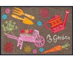 wash+dry Fußmatte My Garden, 50x75 cm, innen und außen, waschbar, bunt
