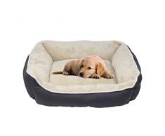 Sogni E Capricci Bett für Hunde und Katzen, Creme, 84 x 66 x 19 cm