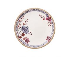 Villeroy & Boch Artesano Provençal Lavendel Frühstücksteller, runder Teller mit Blütendesign aus Premium Porzellan, spülmaschinengeeignet, 220 mm
