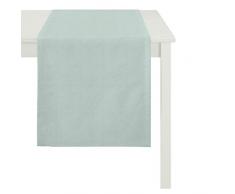 APELT Läufer, Polyester-Baumwolle, Türkis, 48 x 150 x 0.5 cm