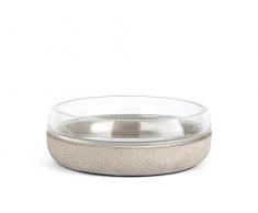 Zilverstad Solido Schale ø22x7cm Beton, Grau, 21.5 x 21.5 x 7.4 cm