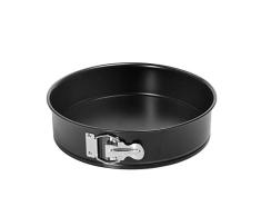 Kaiser Classic Springform, mit Flachboden, Ø 30 cm, runde Backform, auslaufsicher, antihaftbeschichtet, schwarz