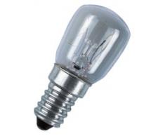 Röhrenlampe T26 Birnform 25 Watt E14 klar T26x57 - Osram für Kühlschränke, Nähmaschinen, usw