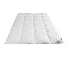 Böhmerwald, Daunendecke, King Size: 135 x 200 cm, 13,5 Tog, 100% Baumwolle, Staub- und milbenfreier Bezug, Weiß