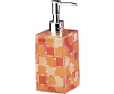 SANWOOD 6841930 Mosaik Seifenspender, Polyresin, orange