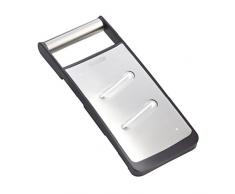 Leifheit Microcut Gurkenhobel, Microcut steht für extra scharfe und langlebige Klingen, aus rostfreiem und hochwertigem Edelstahl, spülmaschinengeeignet, Gemüseschneider, Scheibenschneider