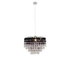 Brilliant Zarina Pendelleuchte, 1-flammig, E27, 1 x max.60 W, Metall/Schildpatt, eisen 93219/13