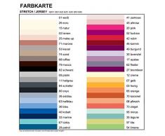 Kneer Exclusiv-Stretch Jersey Spannbetttuch, Farbe:38 Eisblau;Größe:180x200-200x220 cm