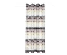 Home fashion 51584-503 Ösenschal Dekostoff, 245 x 140 cm, grau