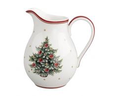Villeroy & Boch Toys Delight Milchkännchen, 500 ml, Premium Porzellan, Weiß/Rot/Grün