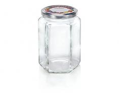 Leifheit Sechskantglas, 770 ml, Einmachglas, Weckglas ideal fÃ¼r Eingemachtes, dekoratives Vorratsglas, ideal zum Einmachen von Marmelade und Obst, spÃ¼lmaschinengeeignet
