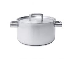 Berghoff Ron 5-lagig Satin Edelstahl Lager Topf, 24 cm