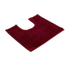 Gözze Mikrofaser Badteppich, 50 x 45 cm, mit Ausschnitt, RIO, Rot, 1025-33-050046