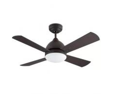 Leds-c4 borneo Pendelleuchte mit Ventilator Borneo, 2 x E27, 13/60 W, Braun