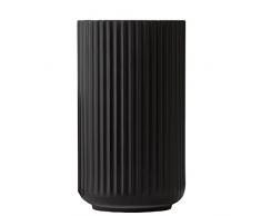 Lyngby Lyngbyvase Vase, Porzellan, Schwarz, 21x21x38 cm