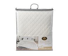 Gözze Tagesdecke, Doppellagig verarbeitet, Gesteppt, 220 x 260 cm, Creme, 40123-10-220260