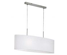 Fischer&Honsel Thor Pendelleuchte, Metall, 60 W, nickelfarben