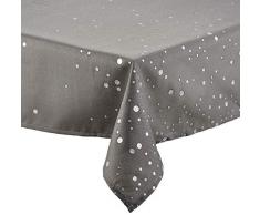 CALITEX Tischdecke Festive Perledo, Anthrazit, 140 x 250 cm