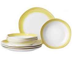 Ritzenhoff & Breker Tafelservice Sunrise, 8-teilig, Porzellangeschirr, Gelb