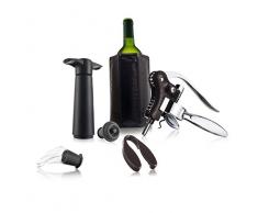 Vacu Vin Professional Wein Set, schwarz, braun, 1