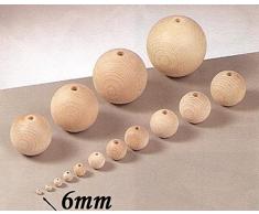 efco 1000Â 6Â mm unbehandeltem Holz mit Kugeln 2Â mm Durchmesser Loch, braun