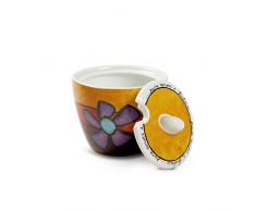 Egan paf41/1S Zuckerdose, Porzellan, Rot