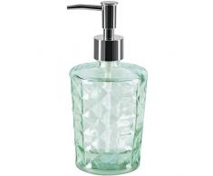 Spirella Seifenspender Carla Glas Flüssigseifen-Spender 400ml Grün