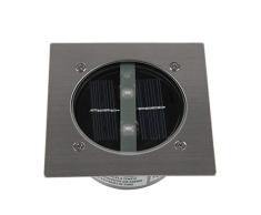 Ranex 5000.198 LED Solar Bodeneinbaustrahler, 4-eckig