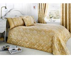 Serene Tagesdecke, 55% Baumwolle, 45% Polyester, Champagner, 240 x 220 cm