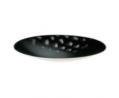 Alessi COHNCAVE rund Korb, Edelstahl, Silber, 15.5 x 51.5 x 27 cm