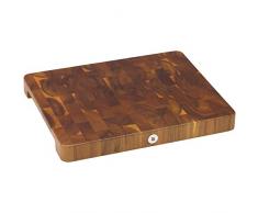 WMF Schneidebrett, XL 40 x 32 cm x 4 cm, Holz, Akazienholz, klingenschonend, große Arbeitsfläche, Stirnholzoptik