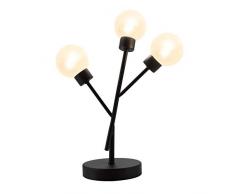 Brilliant Shoot Tischleuchte, Metall, schwarz/weiß