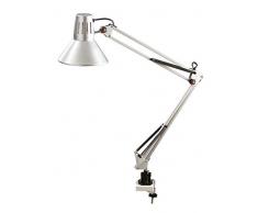 Alco 9037-28 - Arbeitsplatzleuchte, ca. 38 cm, silber