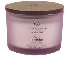 Chesapeake Bay Candle Scented Candle, Joy + Laughter (Cranberry Dahila), Coffee Table