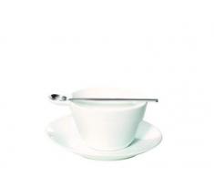 ASA 10201/017 Multicup Cappuccinotasse mit Untertasse und Löffel 0,25 L, 7 x 11,5 cm