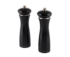 Cole & Mason HS0888P Sherwood Salz- und Pfeffermühle, schwarz glänzend