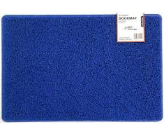 Nicoman Schmutzfänger Barrier Fußmatte schwere Bodenmatte-(Geeignet für Innen- und Schützen Außen), Klein (60x40cm), Blau
